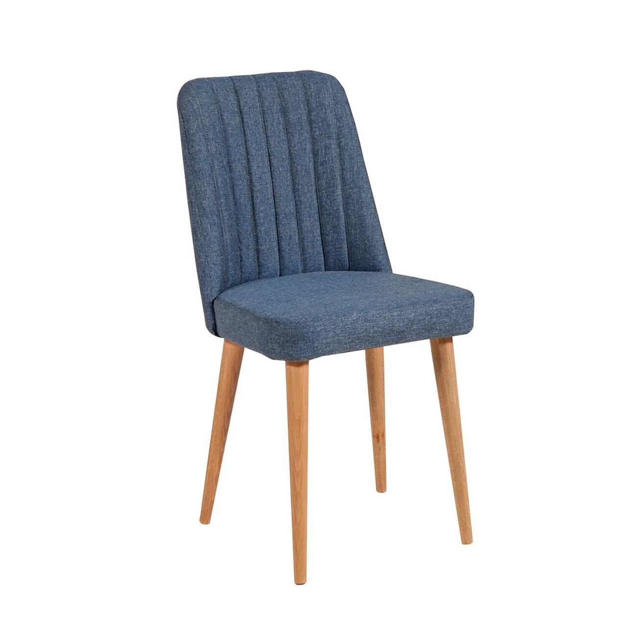 Scaun, Hanah Home, Stormi Sandalye Navy Bl.Atl., 47x89x46 cm, Pin Atlantic / Albastru Marin - imagine 4